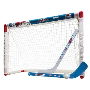 Franklin Sports NHL Colorado Avalanche Team Mini Hockey Set, Junior, Red