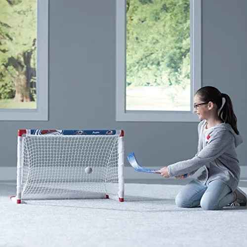 Franklin Sports NHL Colorado Avalanche Team Mini Hockey Set, Junior, Red