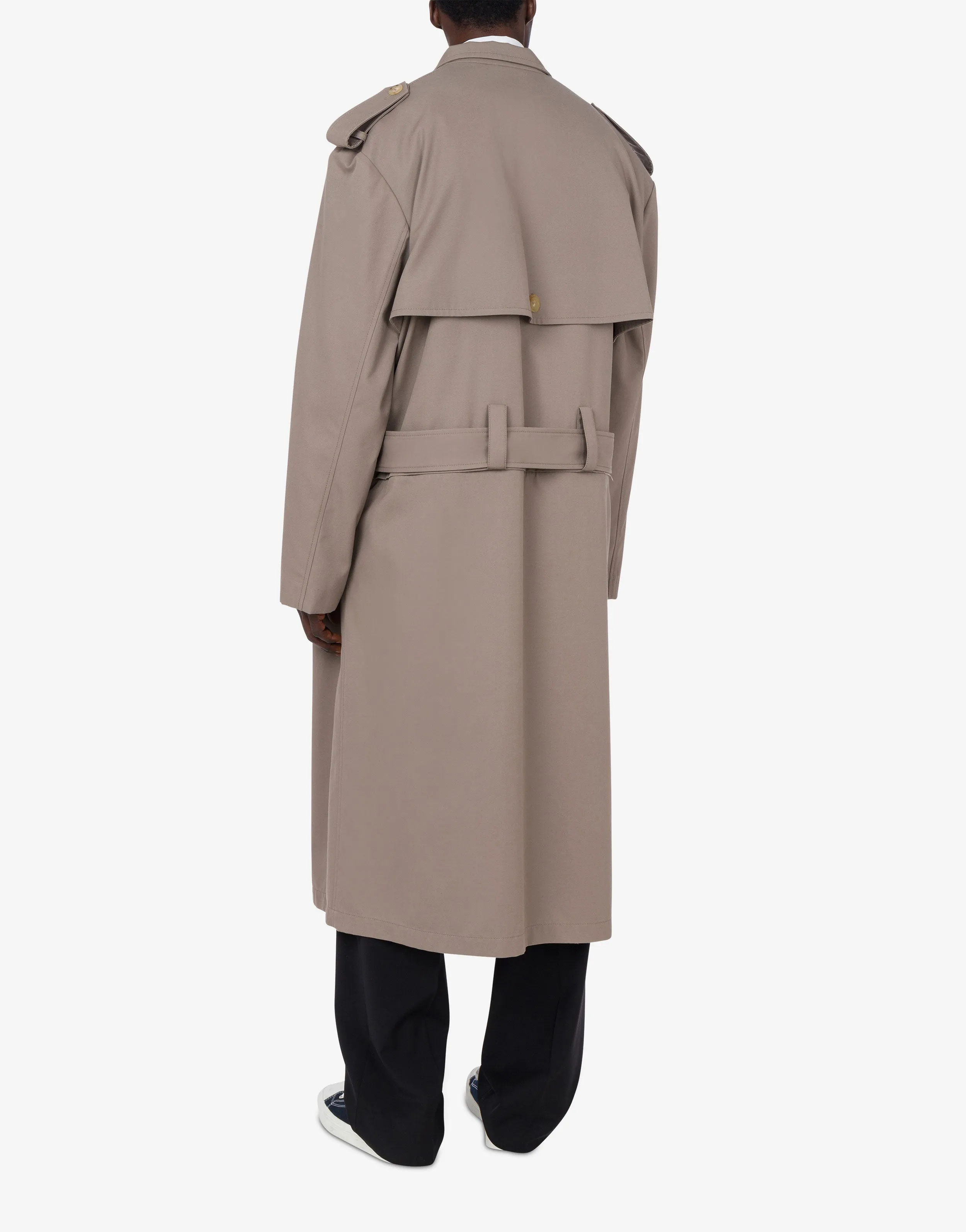 Gabardine Trench Coat Tailored Twist