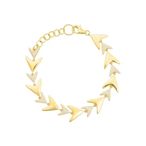 Gabriella Flexible Arrow Bracelet