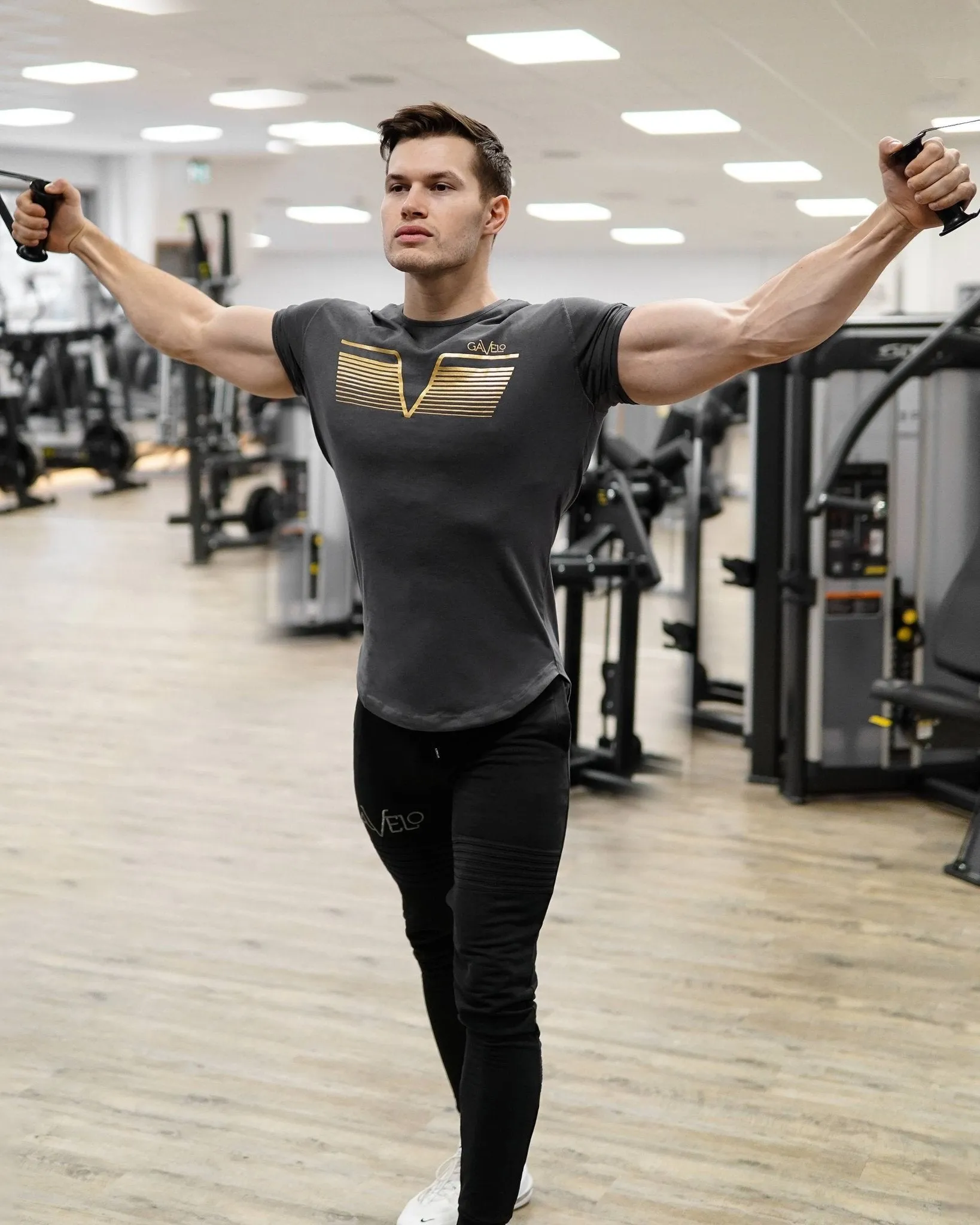 Gavelo Sports Tee Asphalt