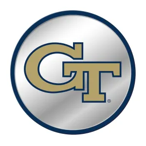 Georgia Tech Yellow Jackets: Modern Disc Mirrored Wall Sign