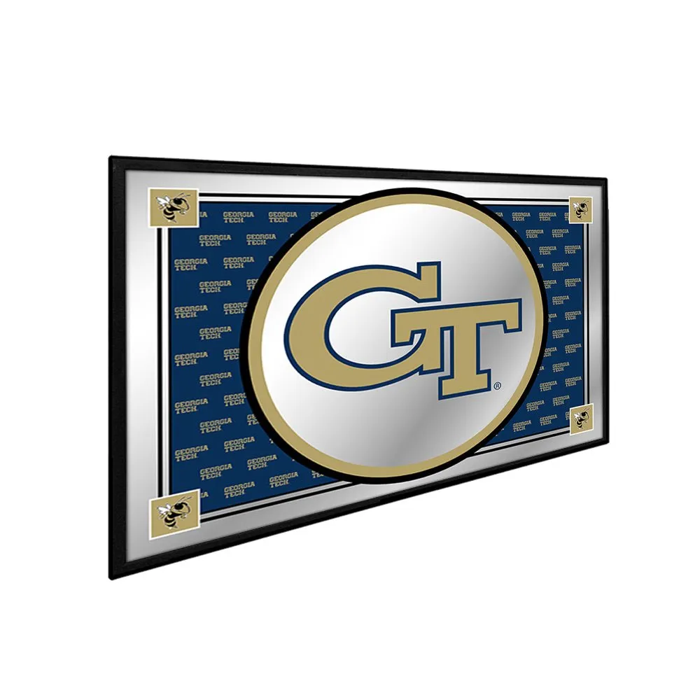 Georgia Tech Yellow Jackets: Team Spirit - Framed Mirrored Wall Sign