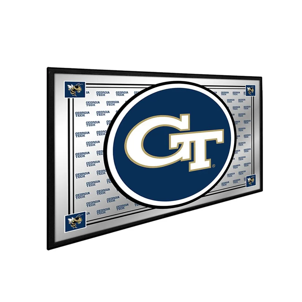 Georgia Tech Yellow Jackets: Team Spirit - Framed Mirrored Wall Sign