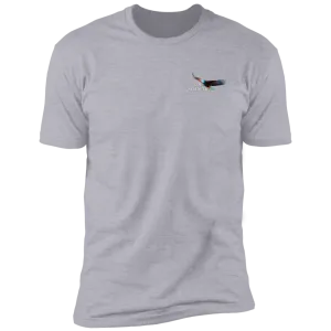 God Renews My Strength Men’s Premium Short Sleeve T-Shirt (Back Design)