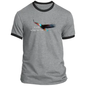 God Renews My Strength Men’s Ringer Tee