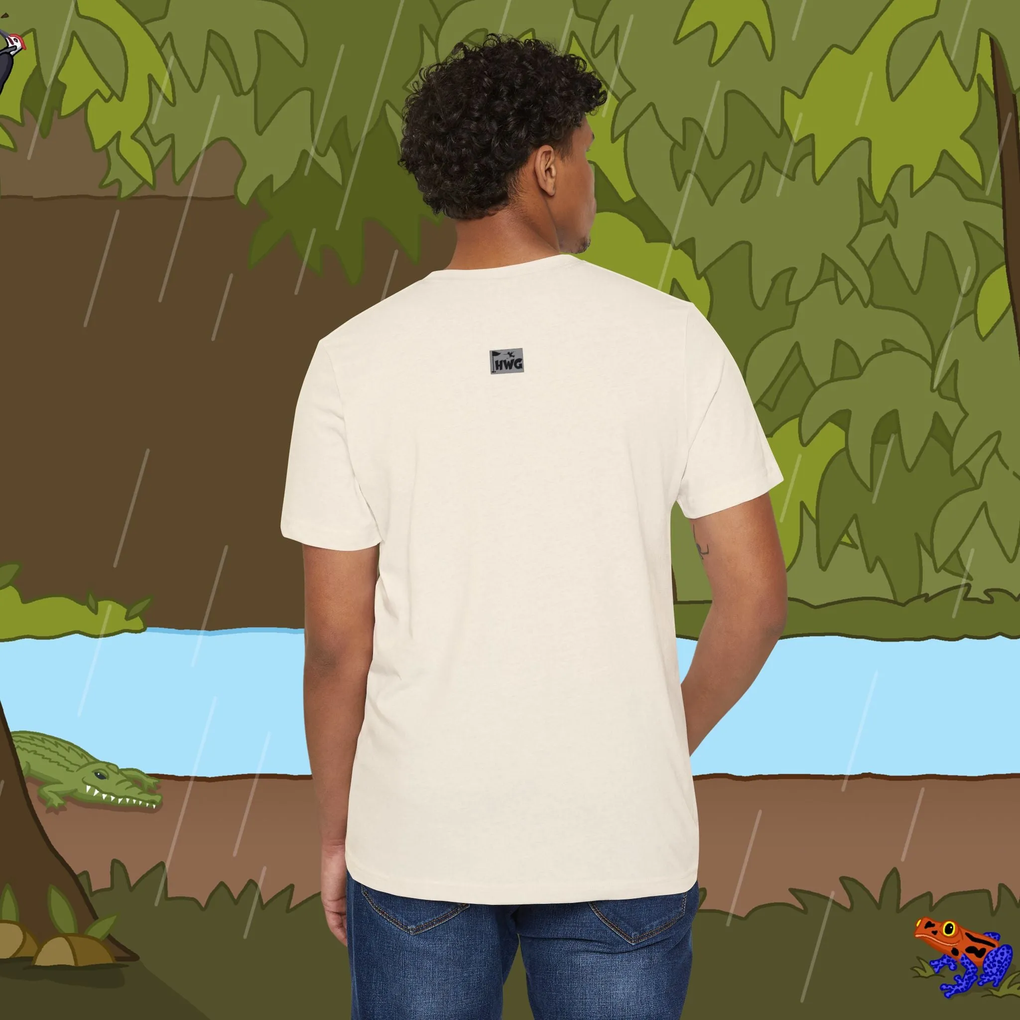 Golf Logo Recycled Organic T-Shirt