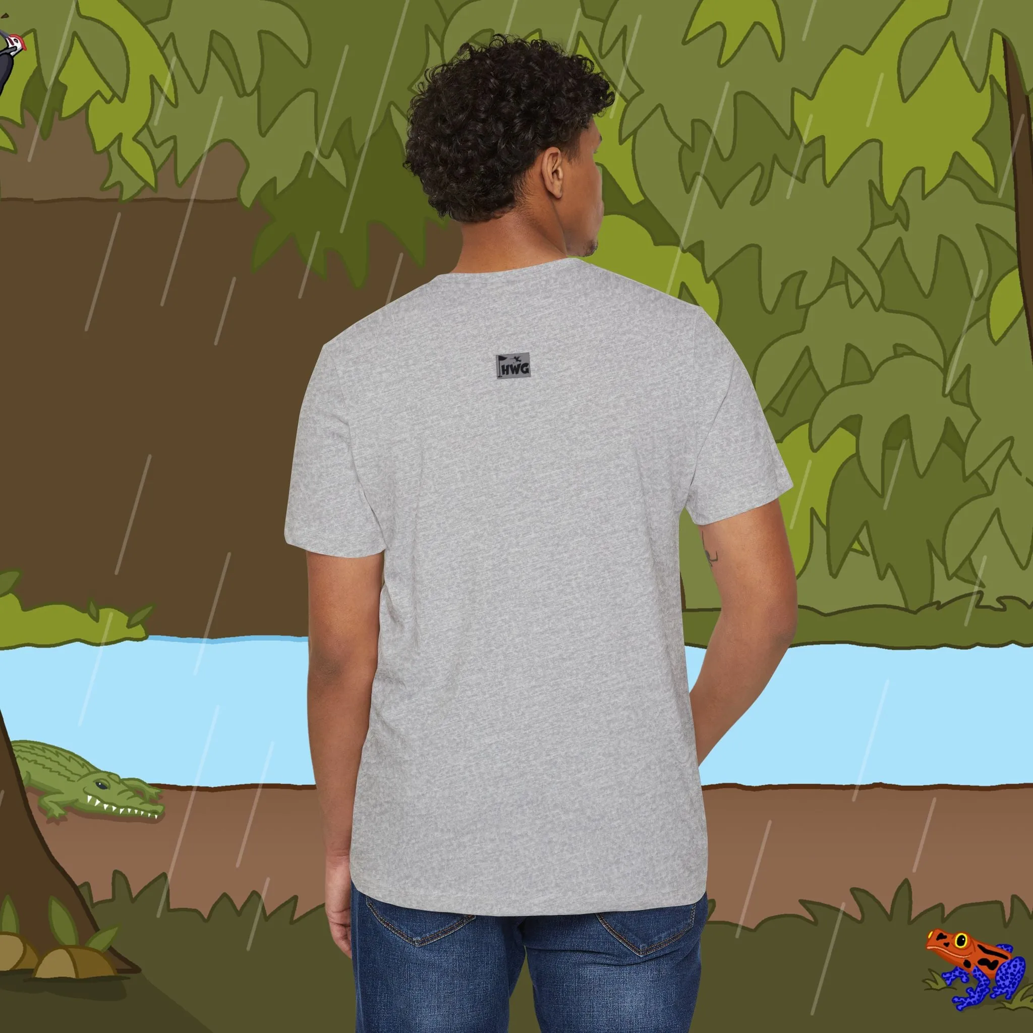 Golf Logo Recycled Organic T-Shirt