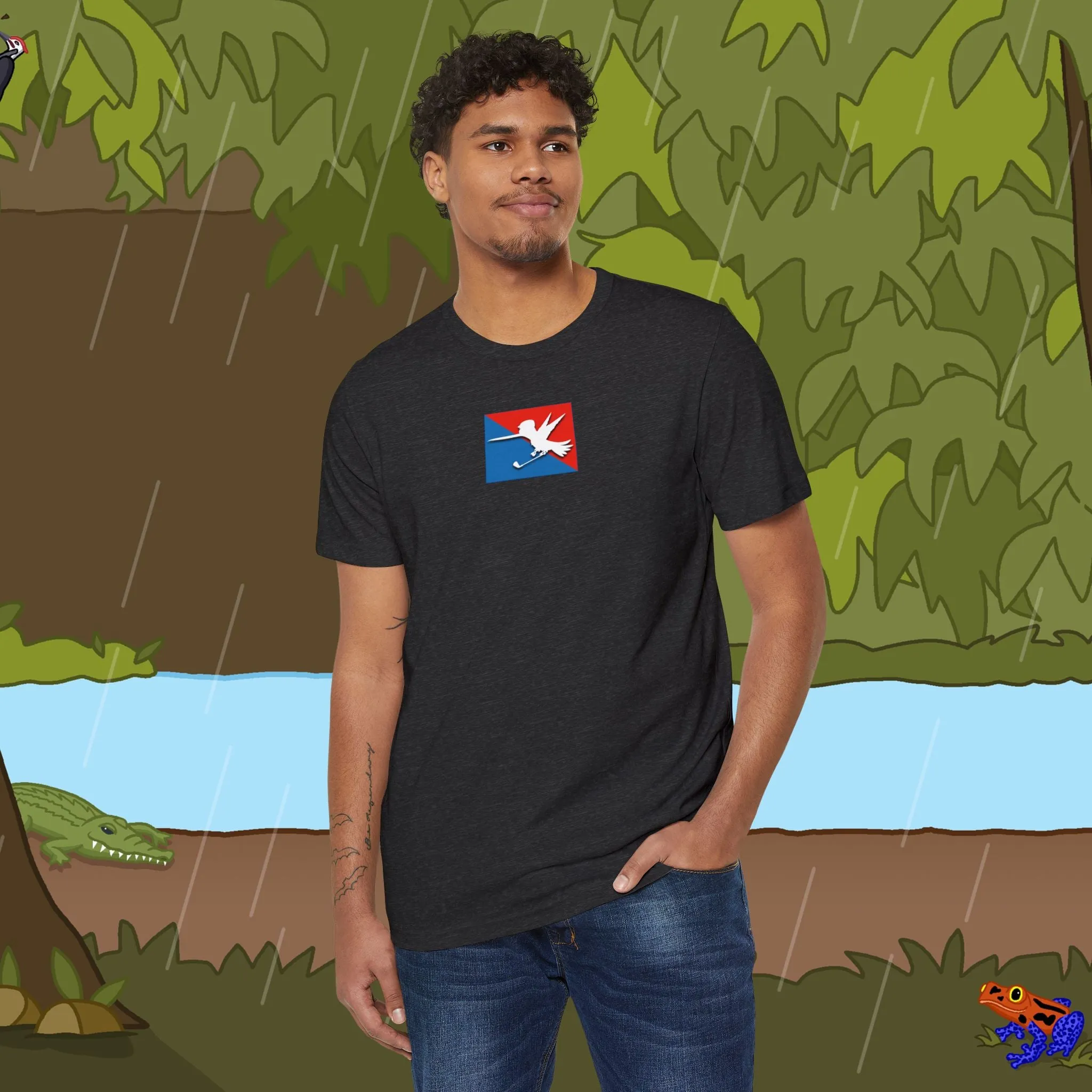 Golf Logo Recycled Organic T-Shirt
