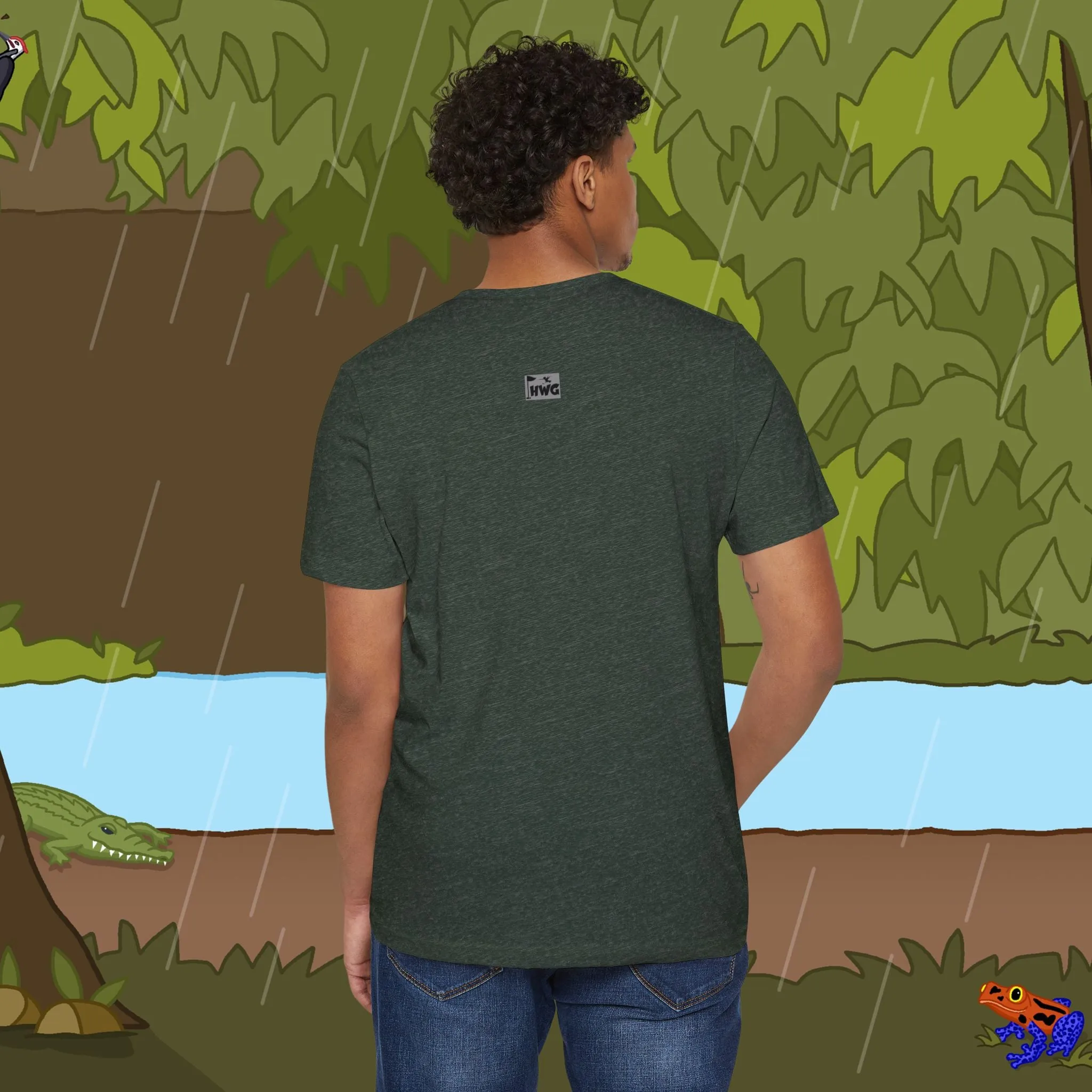 Golf Logo Recycled Organic T-Shirt