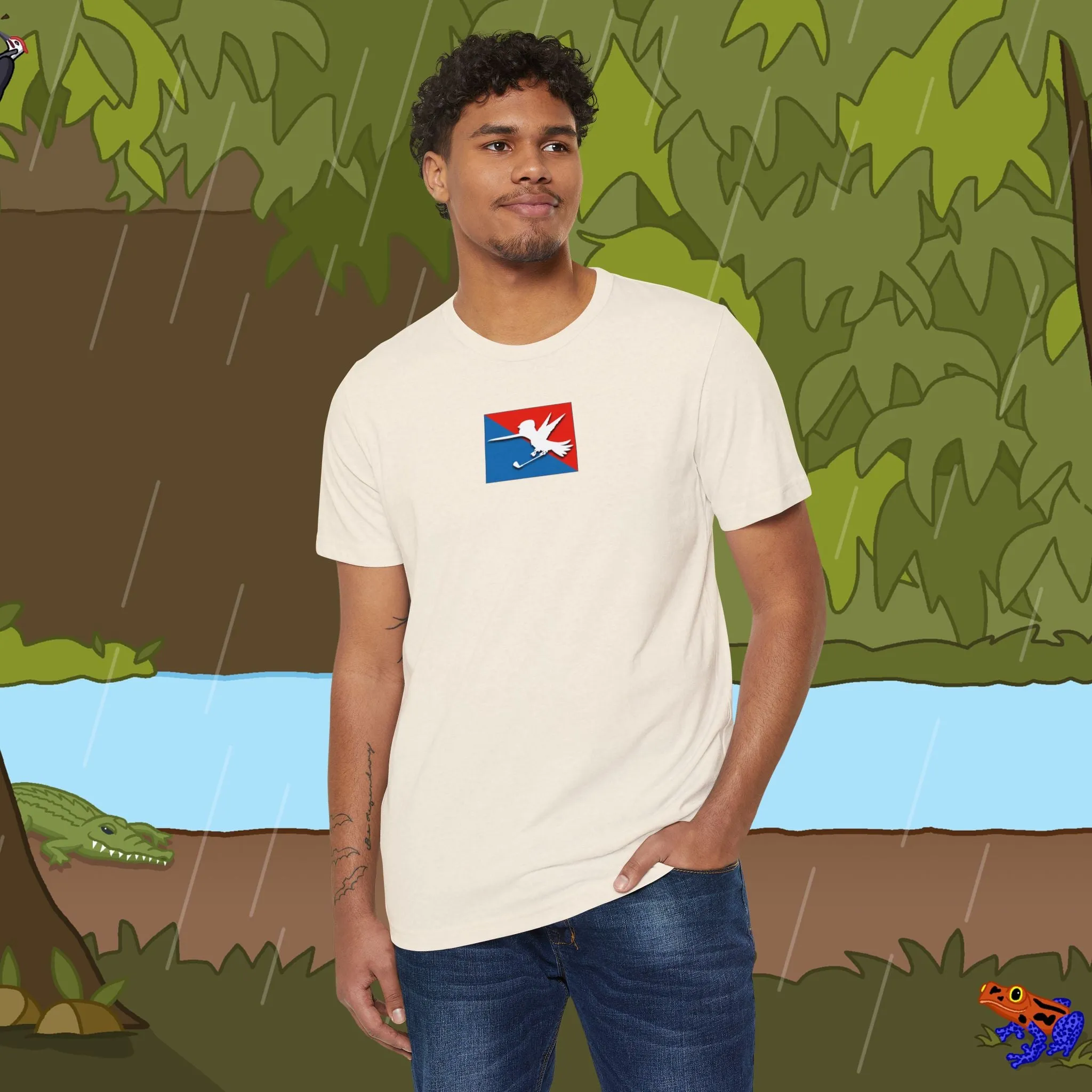 Golf Logo Recycled Organic T-Shirt