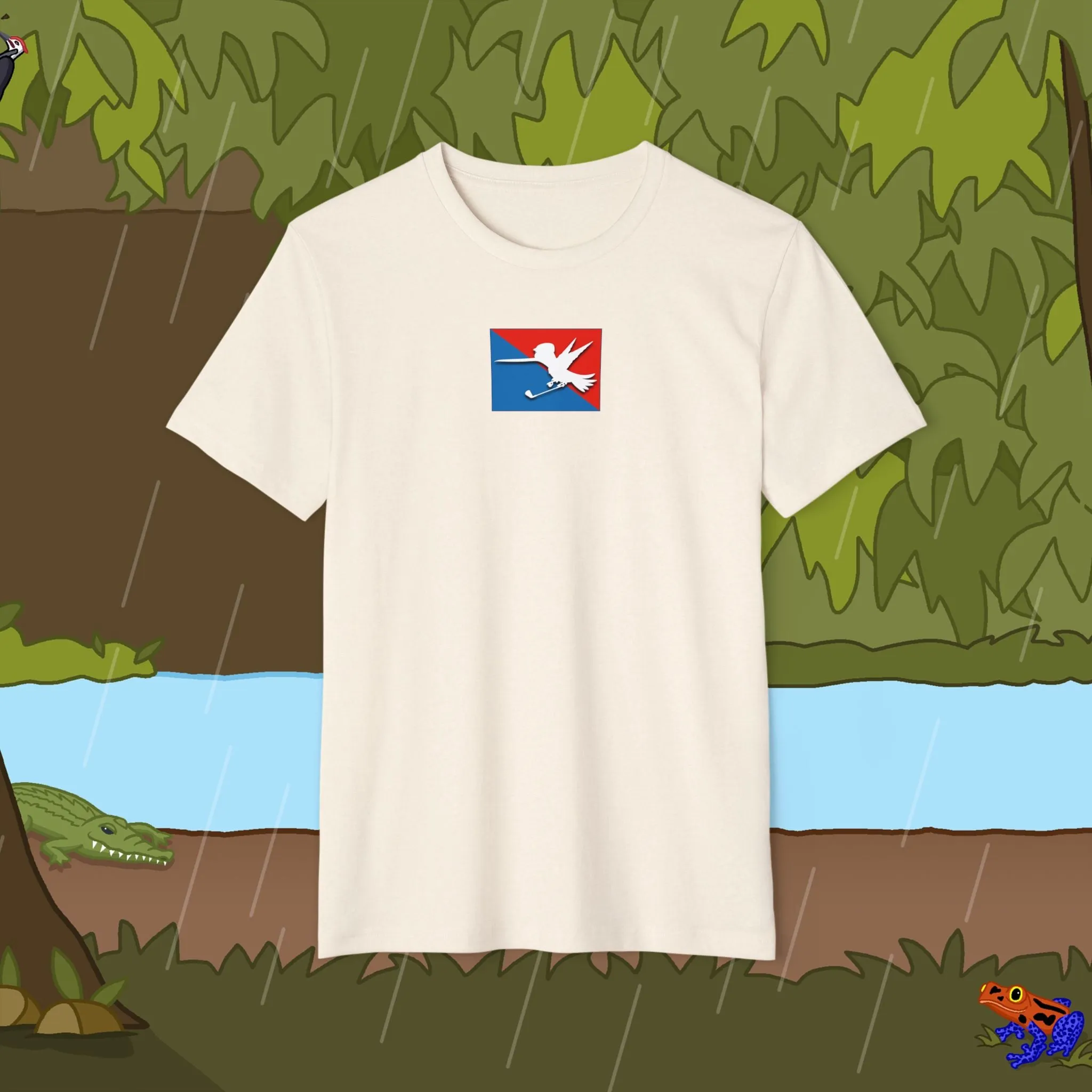 Golf Logo Recycled Organic T-Shirt