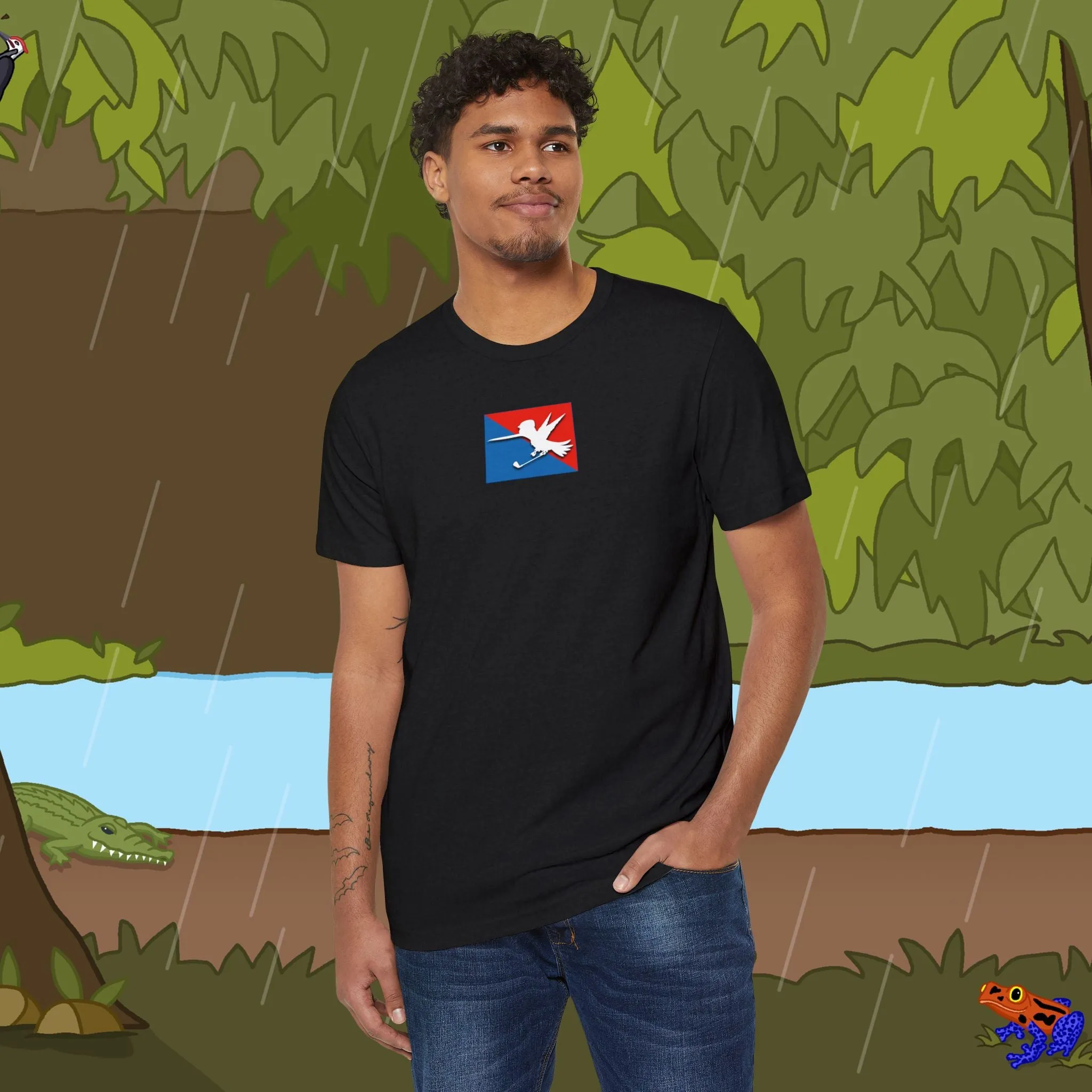 Golf Logo Recycled Organic T-Shirt