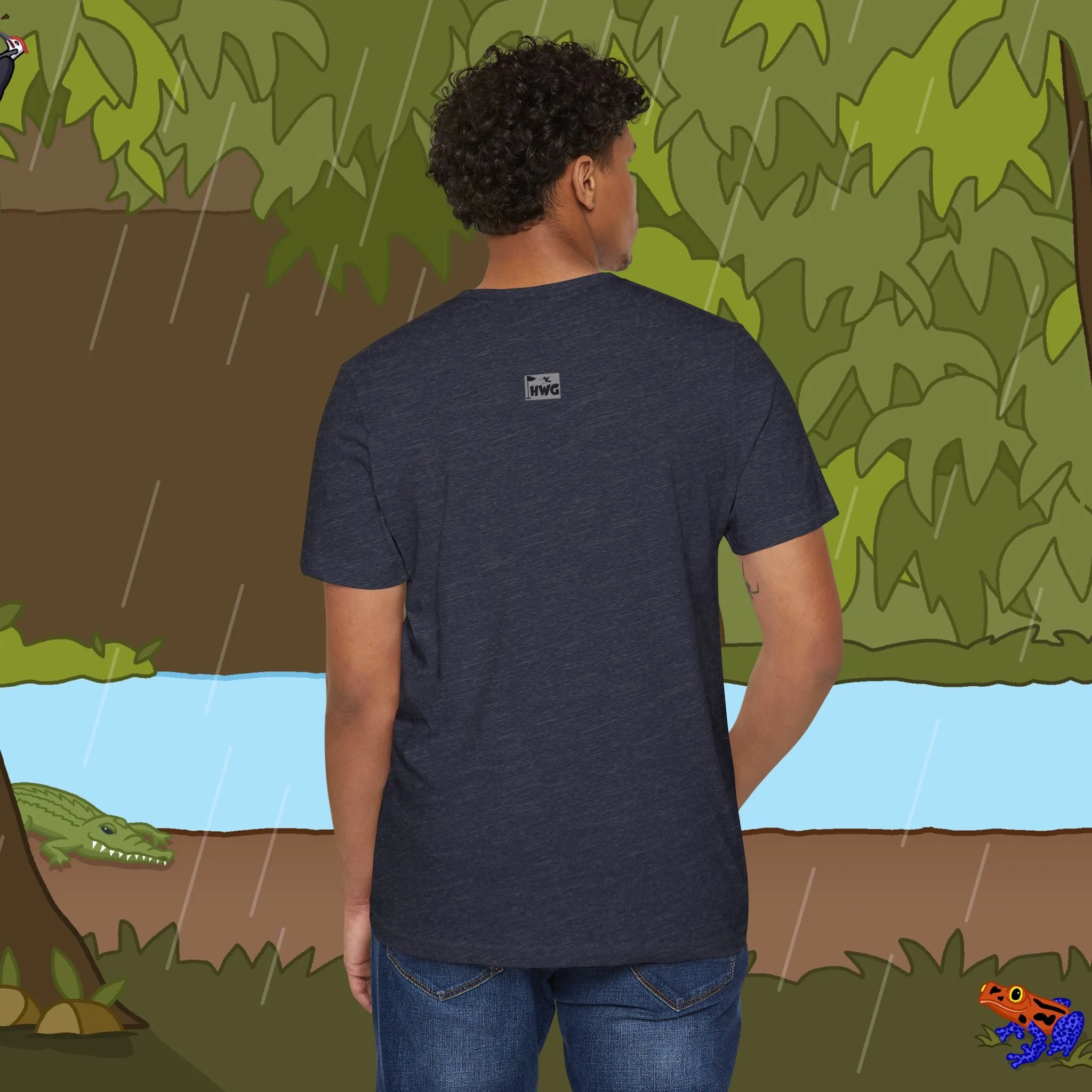 Golf Logo Recycled Organic T-Shirt