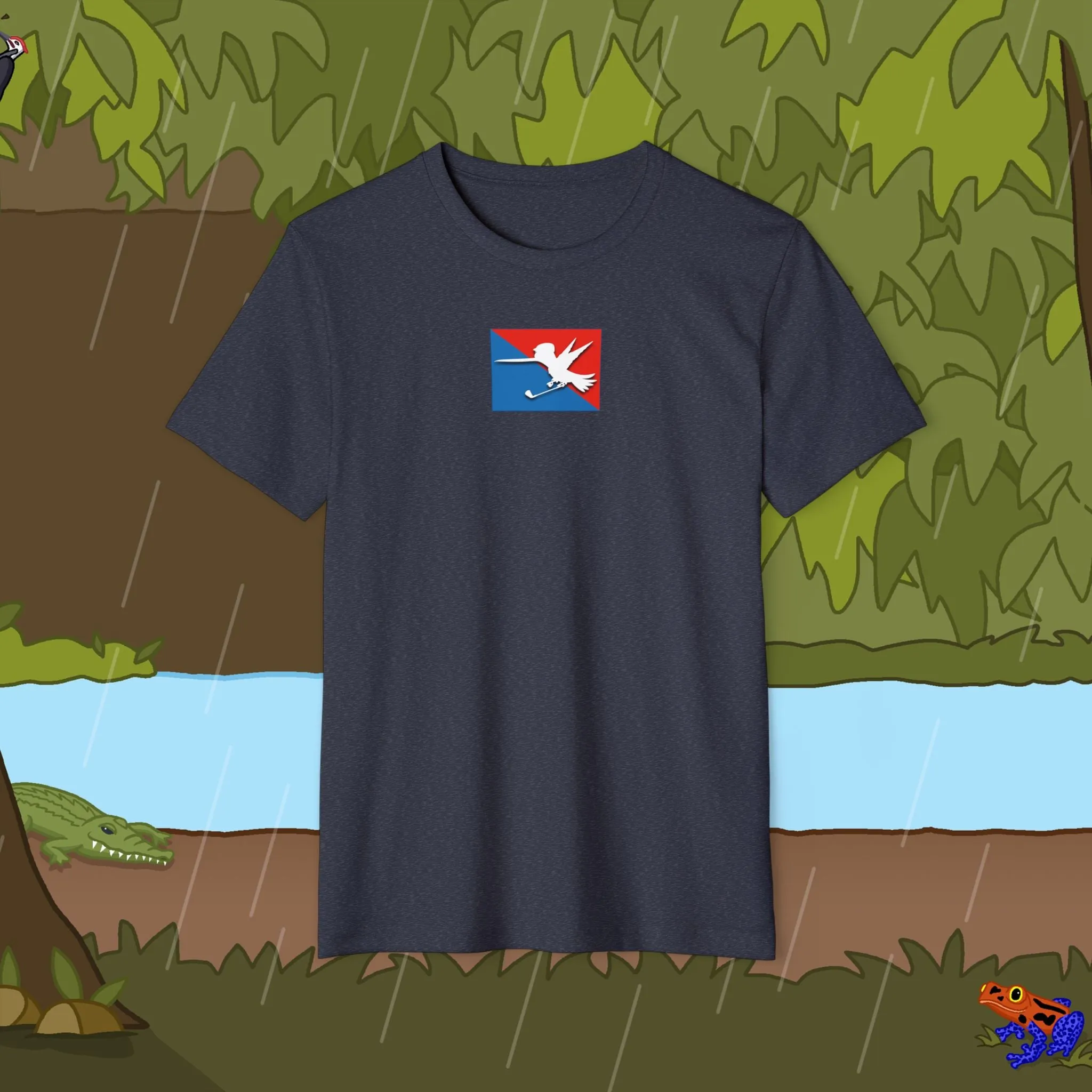 Golf Logo Recycled Organic T-Shirt