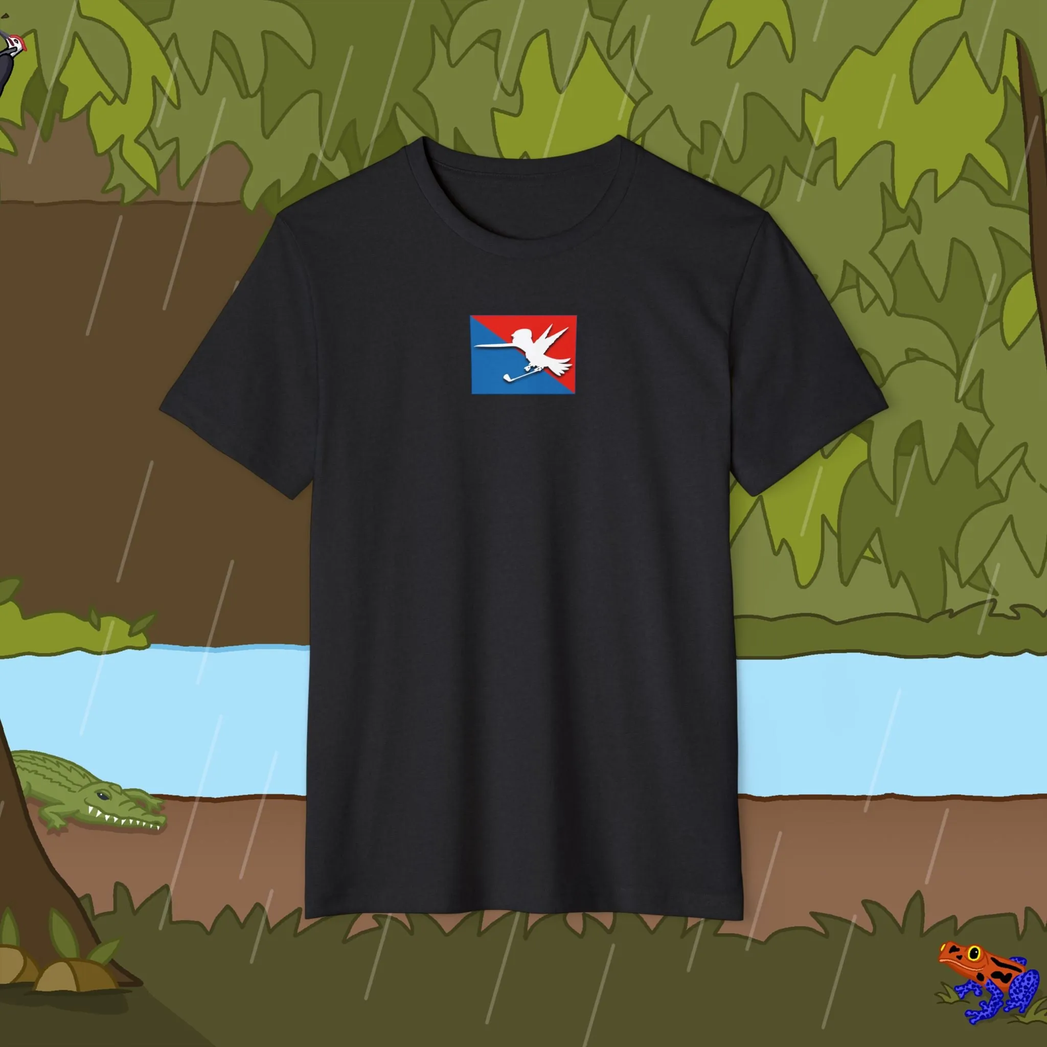 Golf Logo Recycled Organic T-Shirt