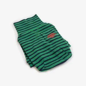 Green & Navy Stripe
