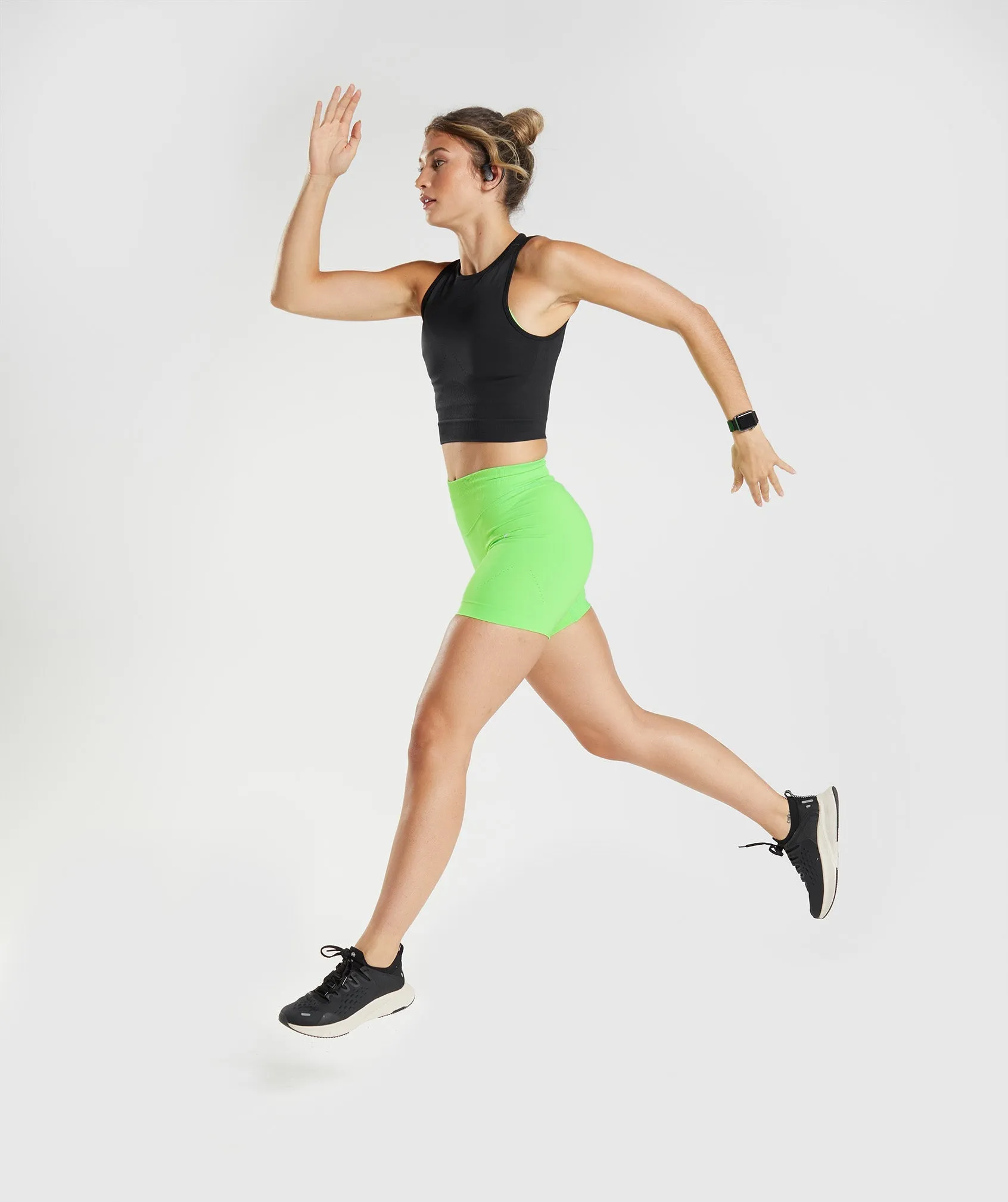 Gymshark Sweat Seamless Midi Tank - Black