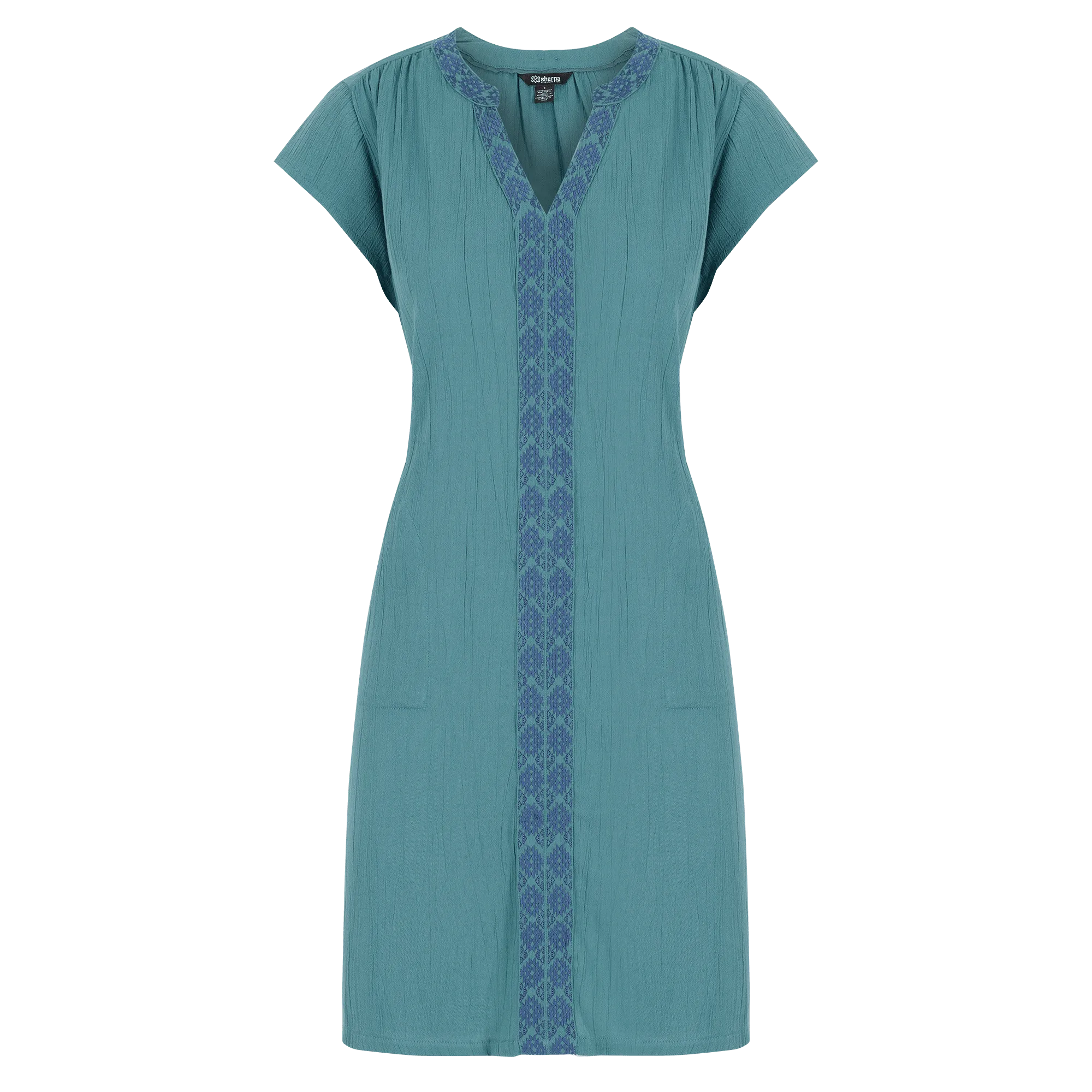 Hara Cap Sleeve Dress - Hydra