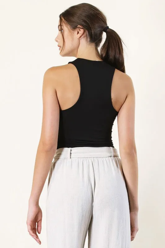 High-Neck Racerback