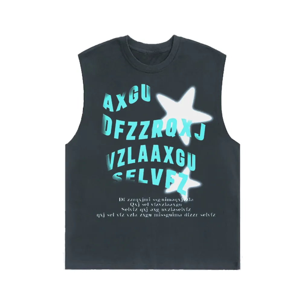 High Street Text Stars Vest