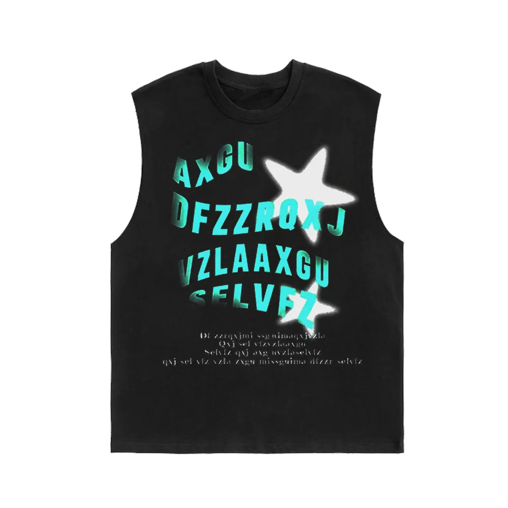High Street Text Stars Vest