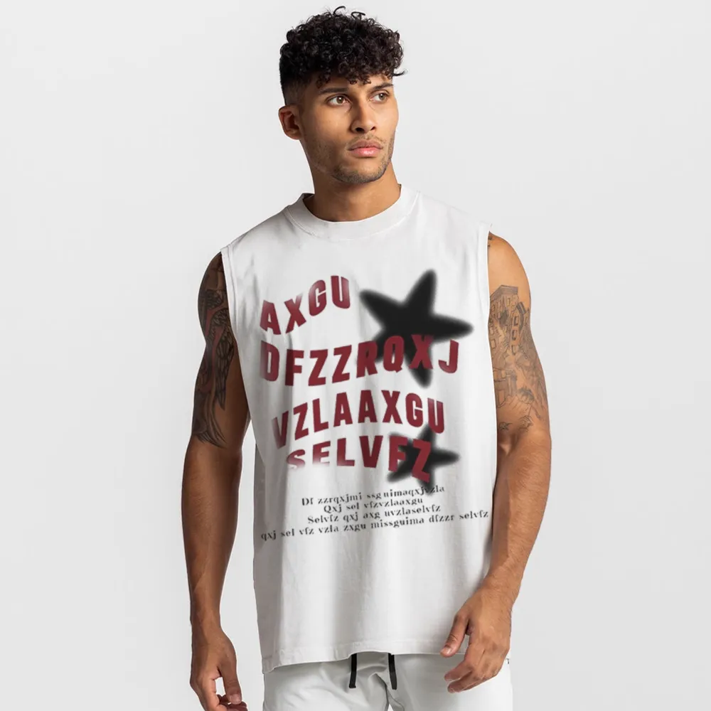 High Street Text Stars Vest