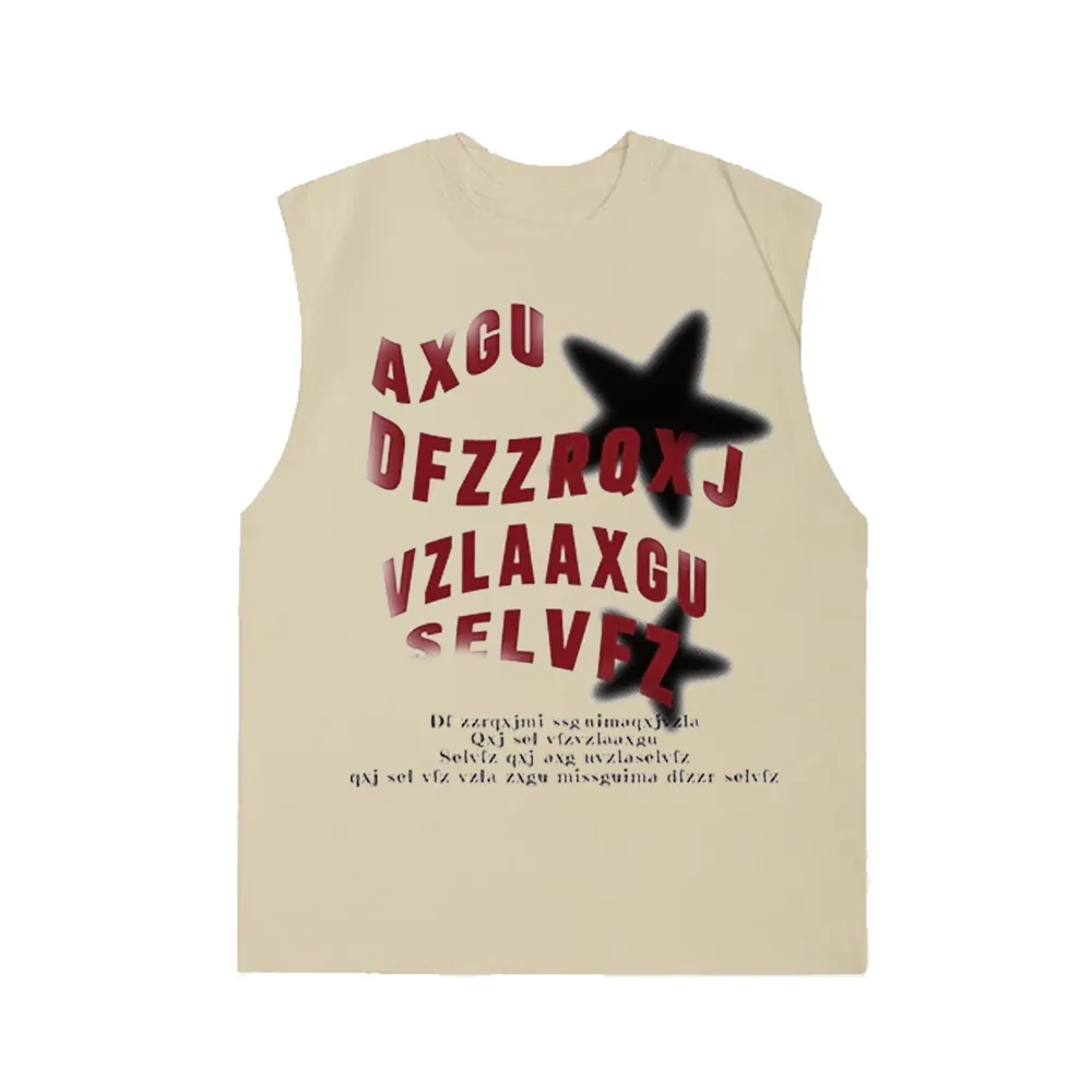 High Street Text Stars Vest