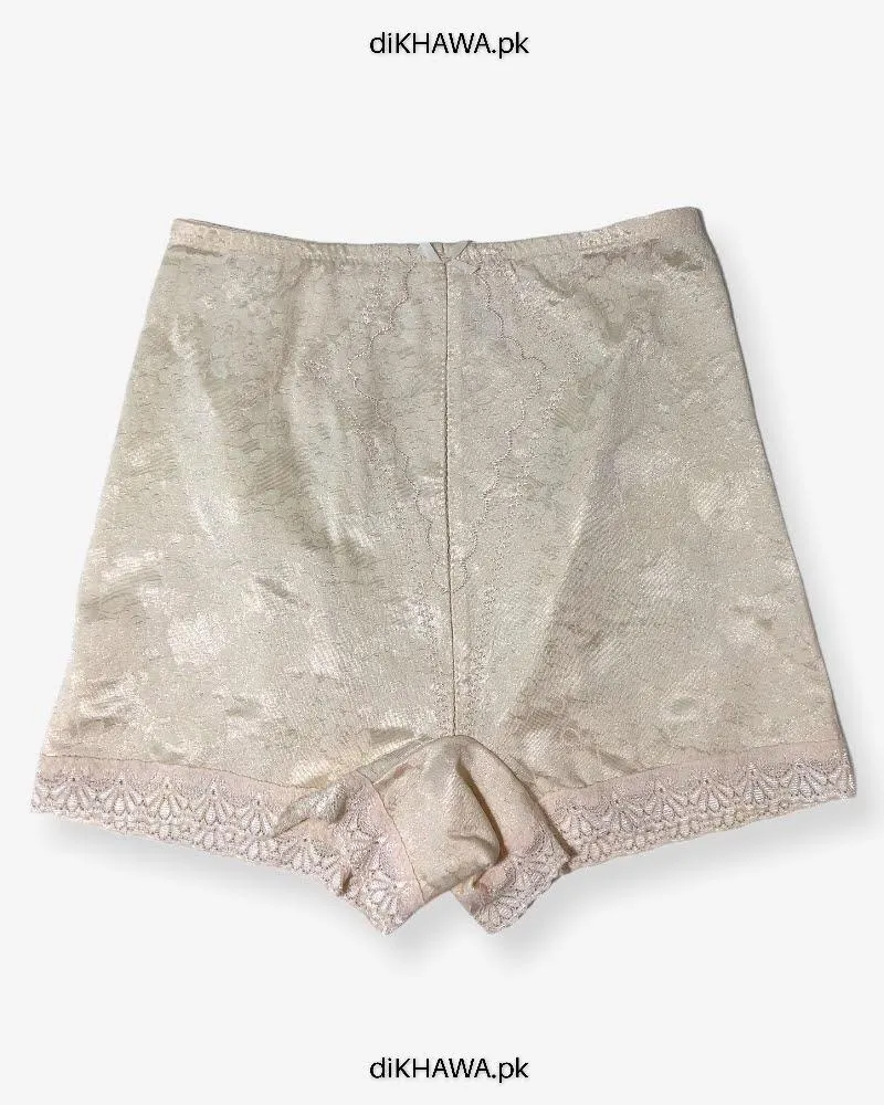 Imported Stocklot Branded Mid Waist Boyleg Panty In Net Panty Stretchable Net Lace Panty 2021