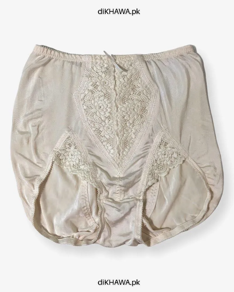 Imported Stocklot Branded Mid Waist Boyleg Panty In Net Panty Stretchable Net Lace Panty 2021