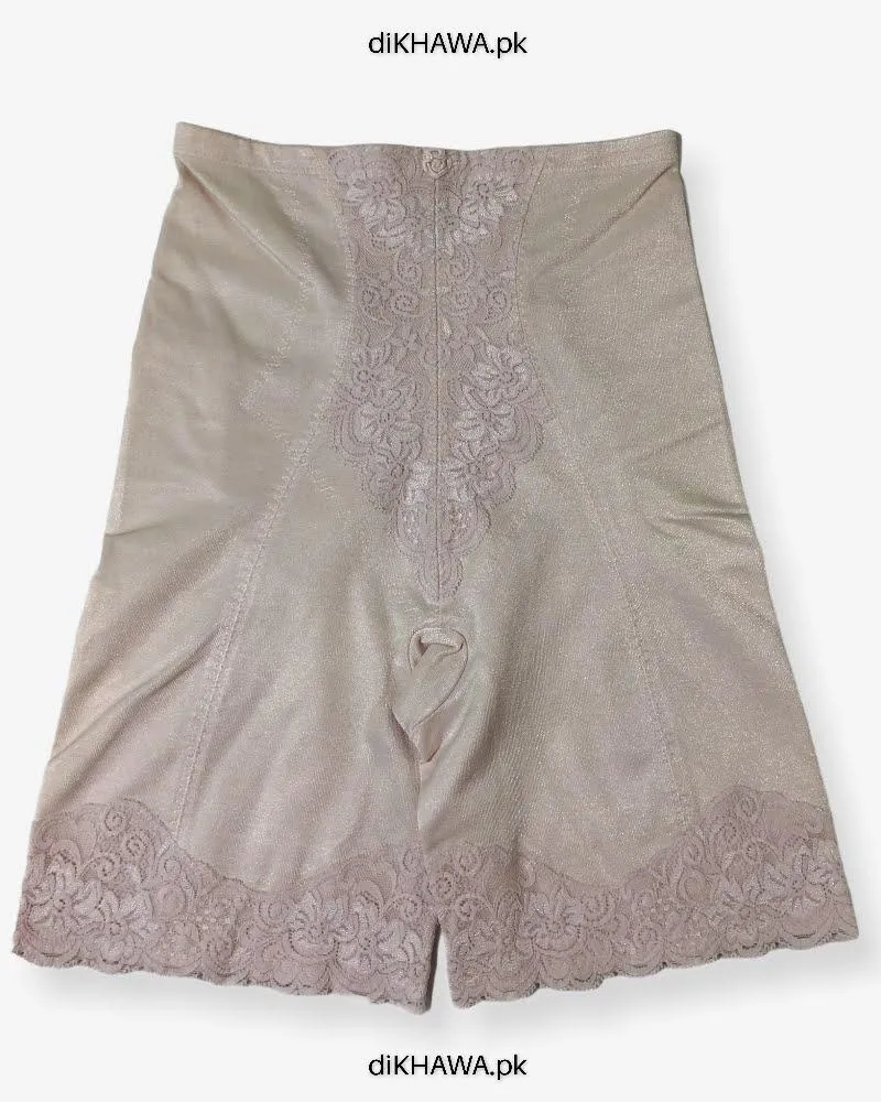 Imported Stocklot Branded Mid Waist Boyleg Panty In Net Panty Stretchable Net Lace Panty 2021