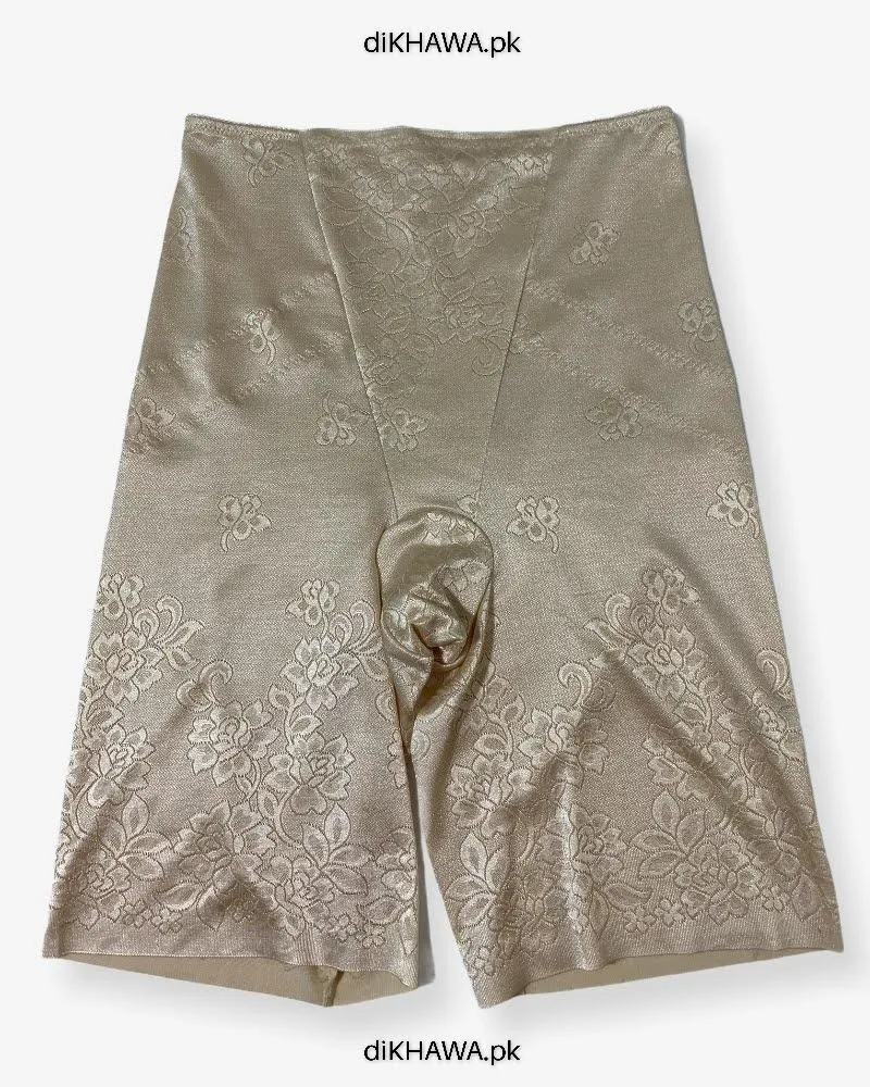 Imported Stocklot Branded Mid Waist Boyleg Panty In Net Panty Stretchable Net Lace Panty 2021