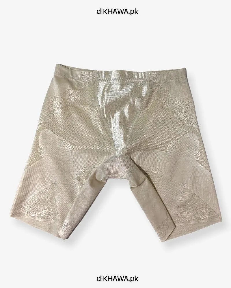 Imported Stocklot Branded Mid Waist Boyleg Panty In Net Panty Stretchable Net Lace Panty 2021