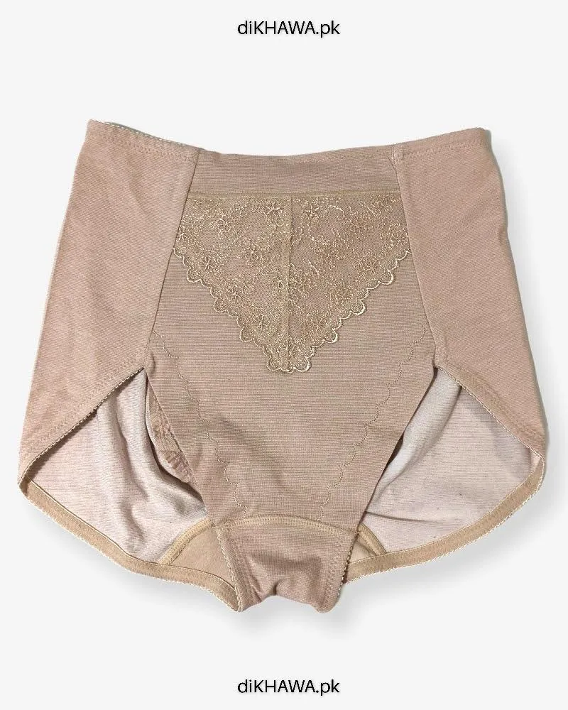 Imported Stocklot Branded Mid Waist Boyleg Panty In Net Panty Stretchable Net Lace Panty 2021