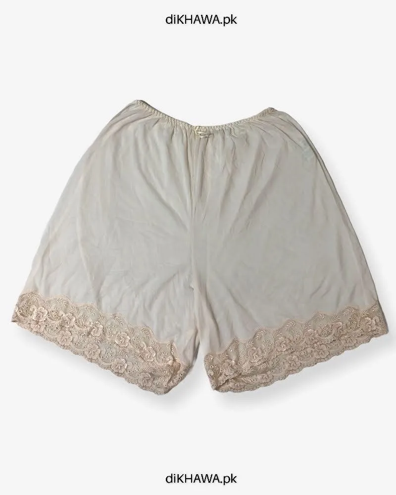 Imported Stocklot Branded Mid Waist Boyleg Panty In Net Panty Stretchable Net Lace Panty 2021