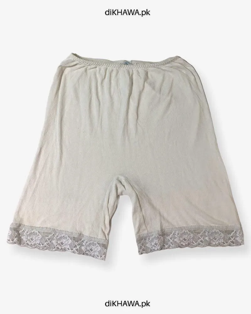 Imported Stocklot Branded Mid Waist Boyleg Panty In Net Panty Stretchable Net Lace Panty 2021