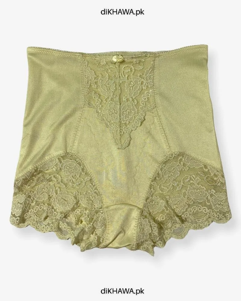 Imported Stocklot Branded Mid Waist Boyleg Panty In Net Panty Stretchable Net Lace Panty 2021