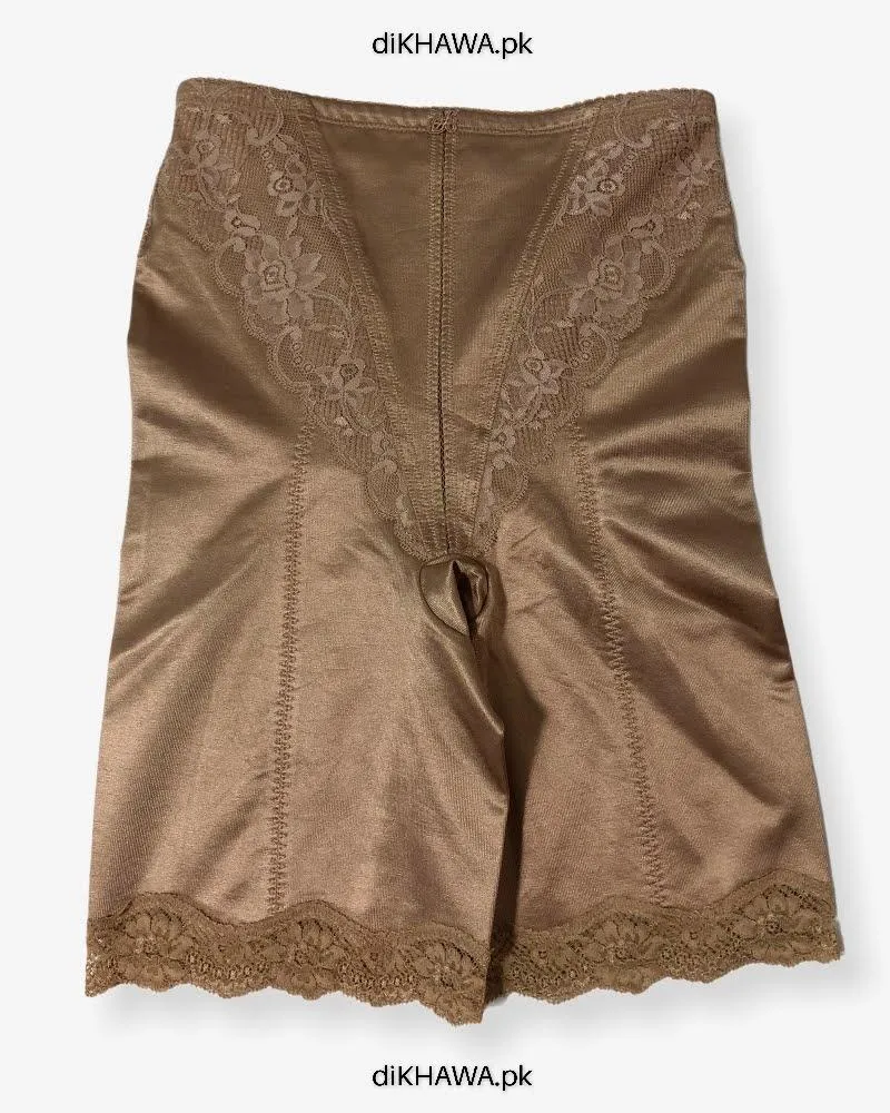 Imported Stocklot Branded Mid Waist Boyleg Panty In Net Panty Stretchable Net Lace Panty 2021
