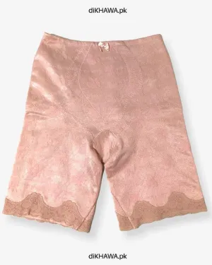 Imported Stocklot Branded Mid Waist Boyleg Panty In Net Panty Stretchable Net Lace Panty 2021