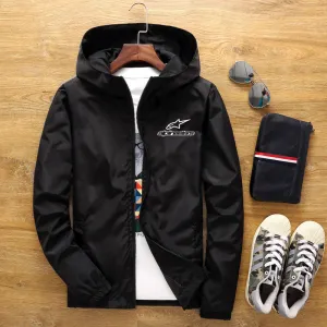 jacket casual large section men's coat street 7XL Big-ticket savings new and men's 2020 spring size summer jacket thin zipper hooded bomber trench Stylish design