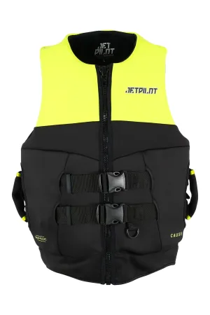 Jetpilot Cause Mens S-Grip Life Jacket - Yellow