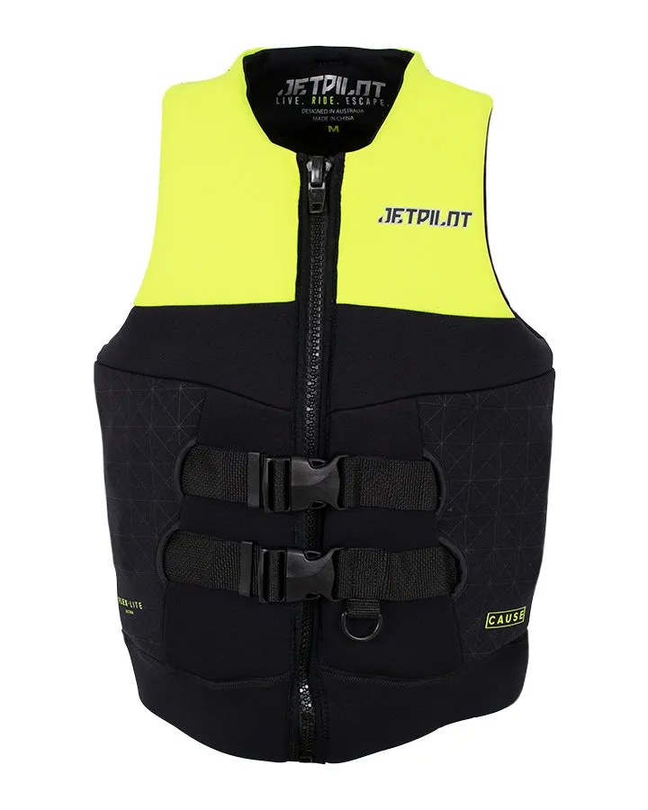 Jetpilot Cause Mens S-Grip Life Jacket - Yellow
