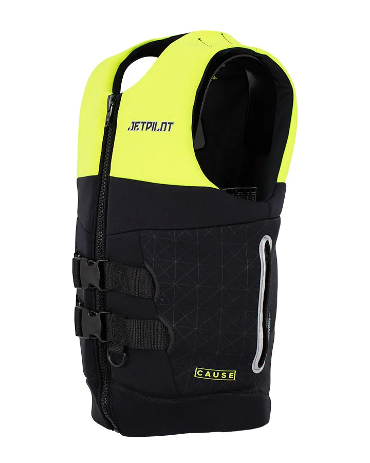 Jetpilot Cause Mens S-Grip Life Jacket - Yellow