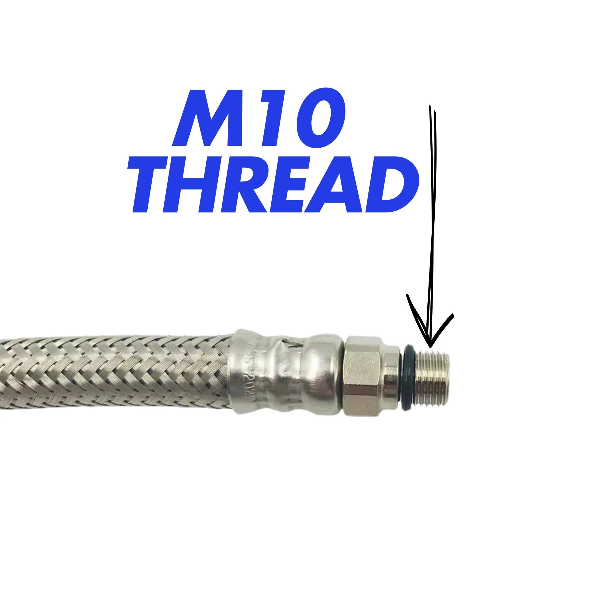 John Guest Speedfit Braid Hose For Mono 300mm X 12mm X m10 (Pack Of 2)