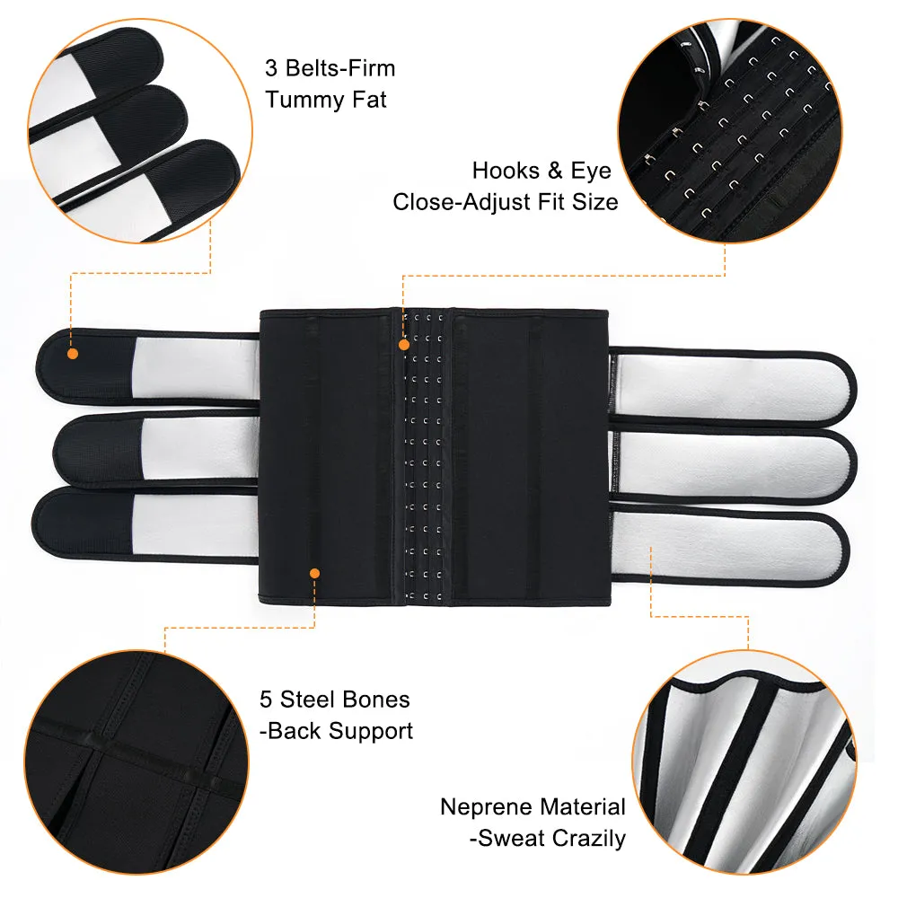 Junlan 2-in1 Nano-Silver Thermo Burning Waist Trimmer