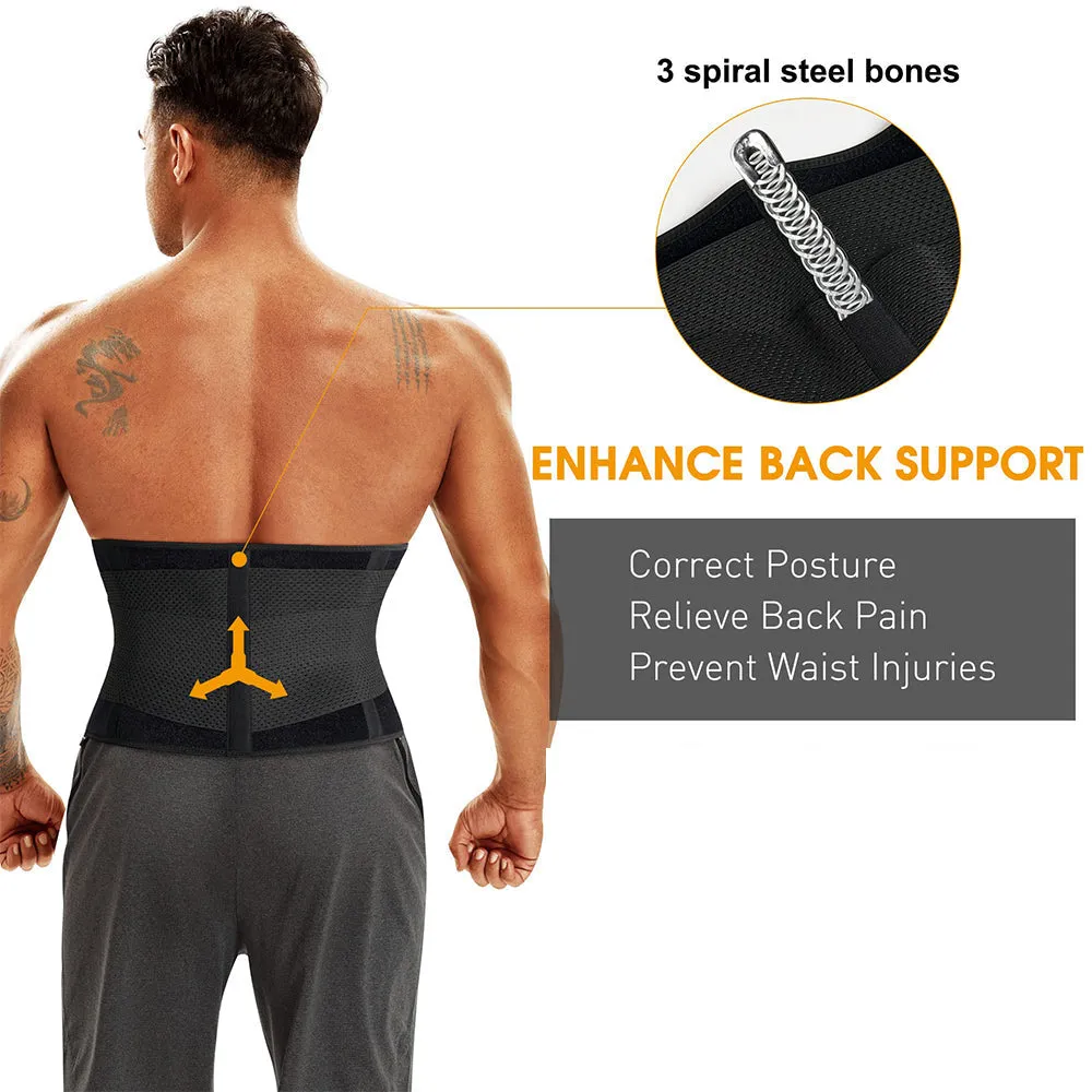 Junlan Men Fat Burning Waist Trainer Brace