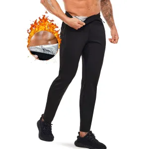 Junlan Men Hot Thermo Lightweight Sauna Workout Legging