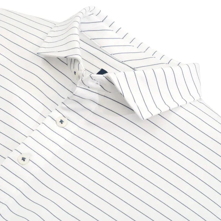 Knox Stripe Performance Polo (Midnight)