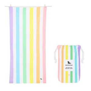 Large Quick Dry Towel Unicorn Waves