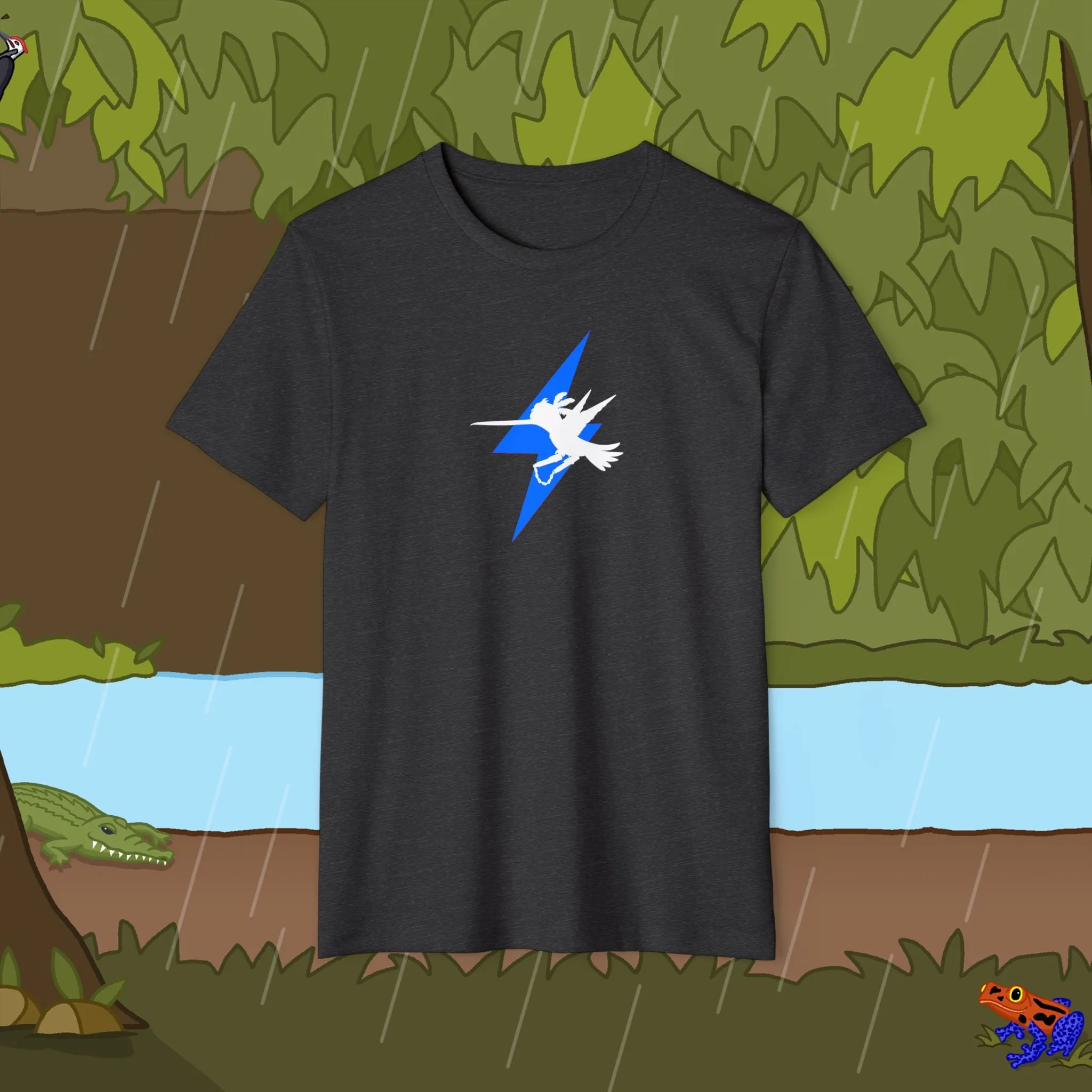 Lightning Bolt Nunchucks Recycled Organic T-Shirt